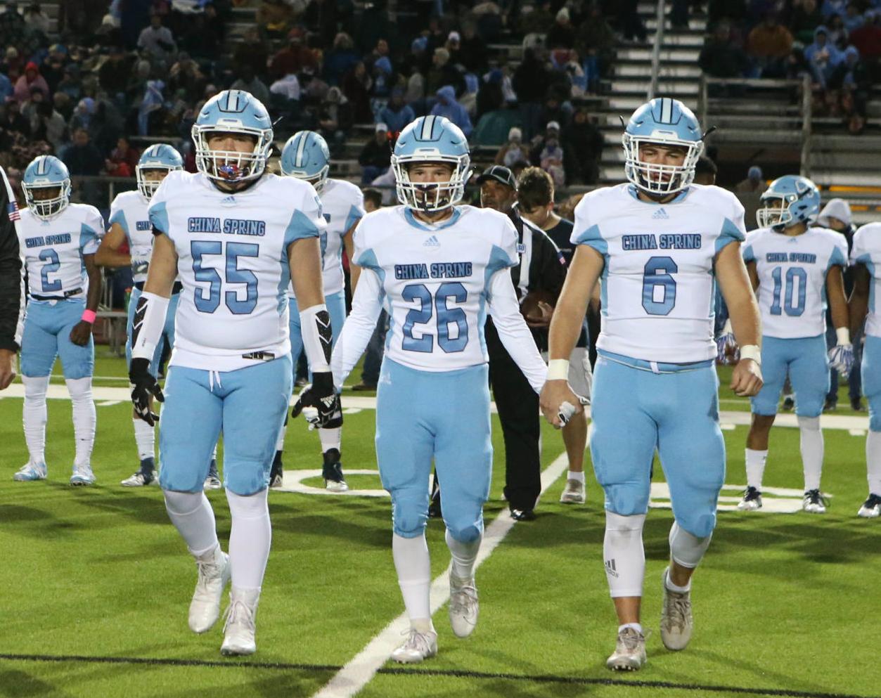 China Spring (3-7) vs. Kennedale (7-3), 7 p.m. Friday at Glen Rose